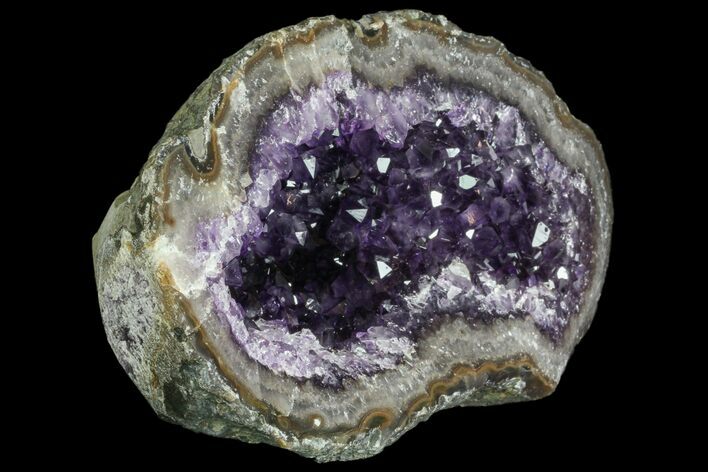 Purple Amethyst Geode - Uruguay #83544